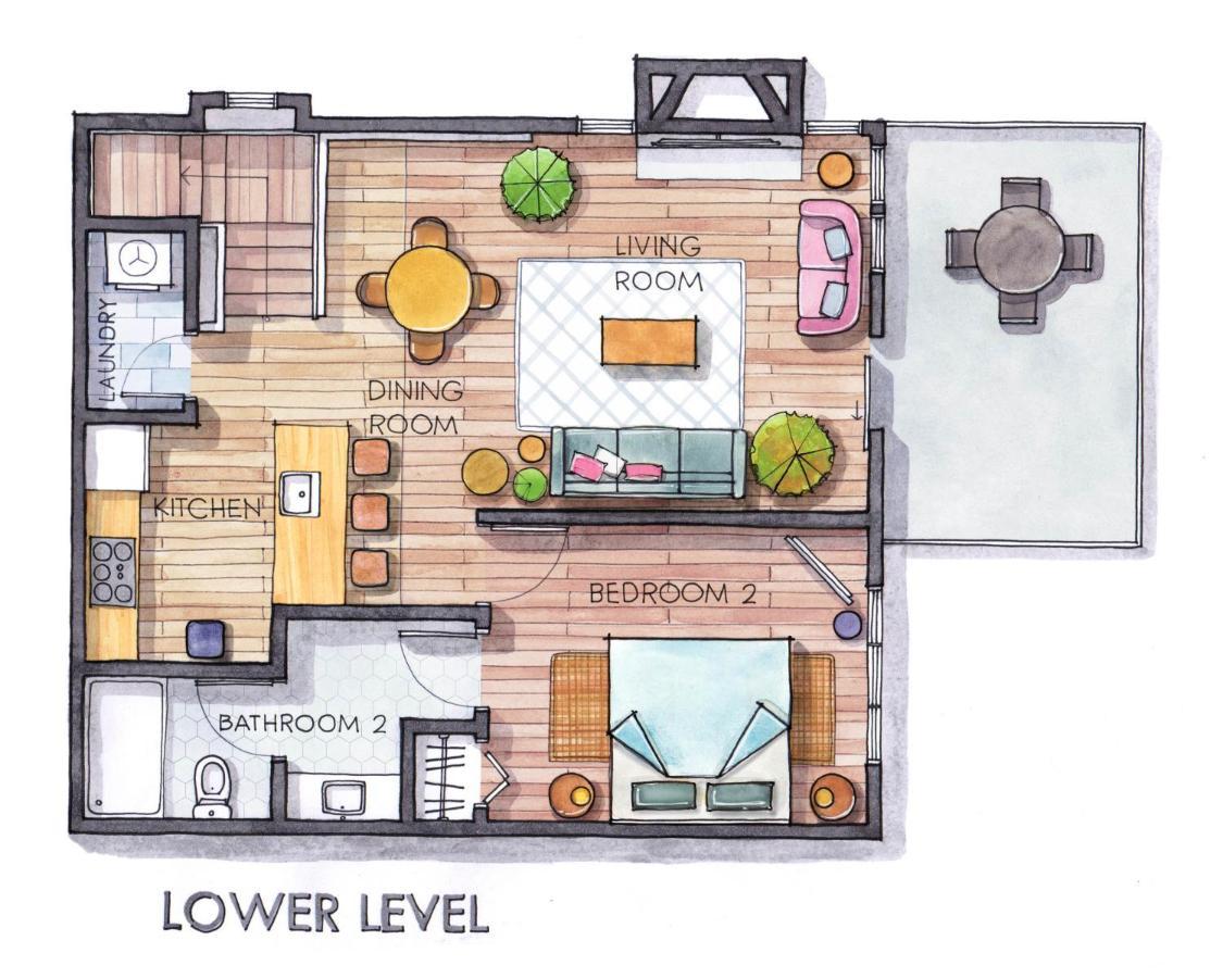 Peaceful 2-Bedroom Townhome Retreat W/Wooded View Galena Exterior photo